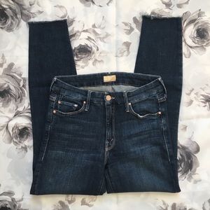 MOTHER Looker Ankle Fray